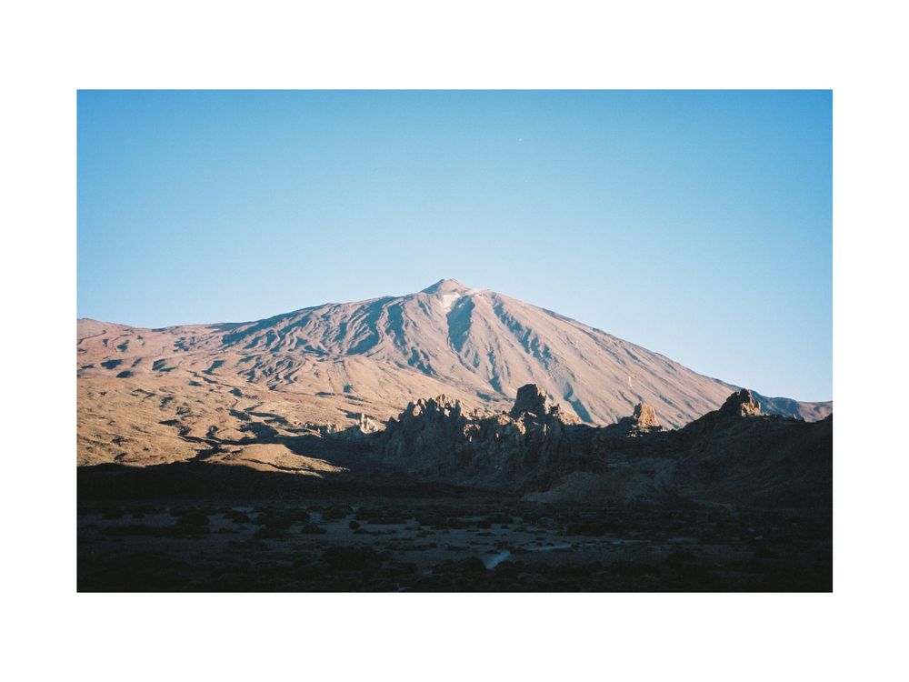 tenerife volcano early in the morning